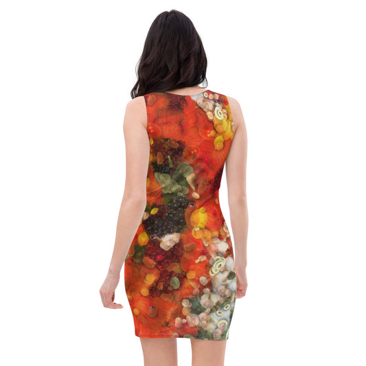 Sublimation Cut & Sew Dress -  Fire 3335 Vegetables