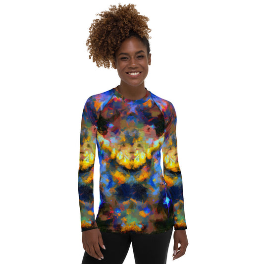 Women's Rash Guard - Prawn Raphaelites