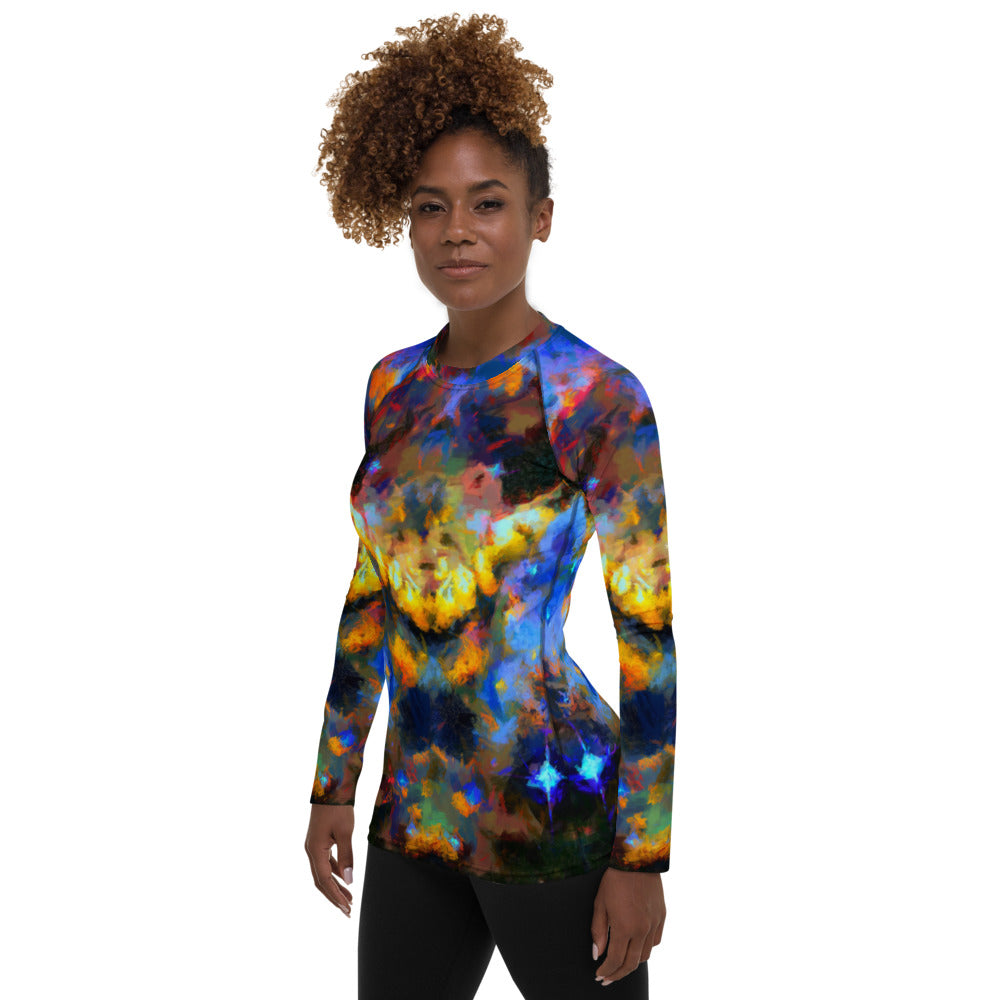 Women's Rash Guard - Prawn Raphaelites