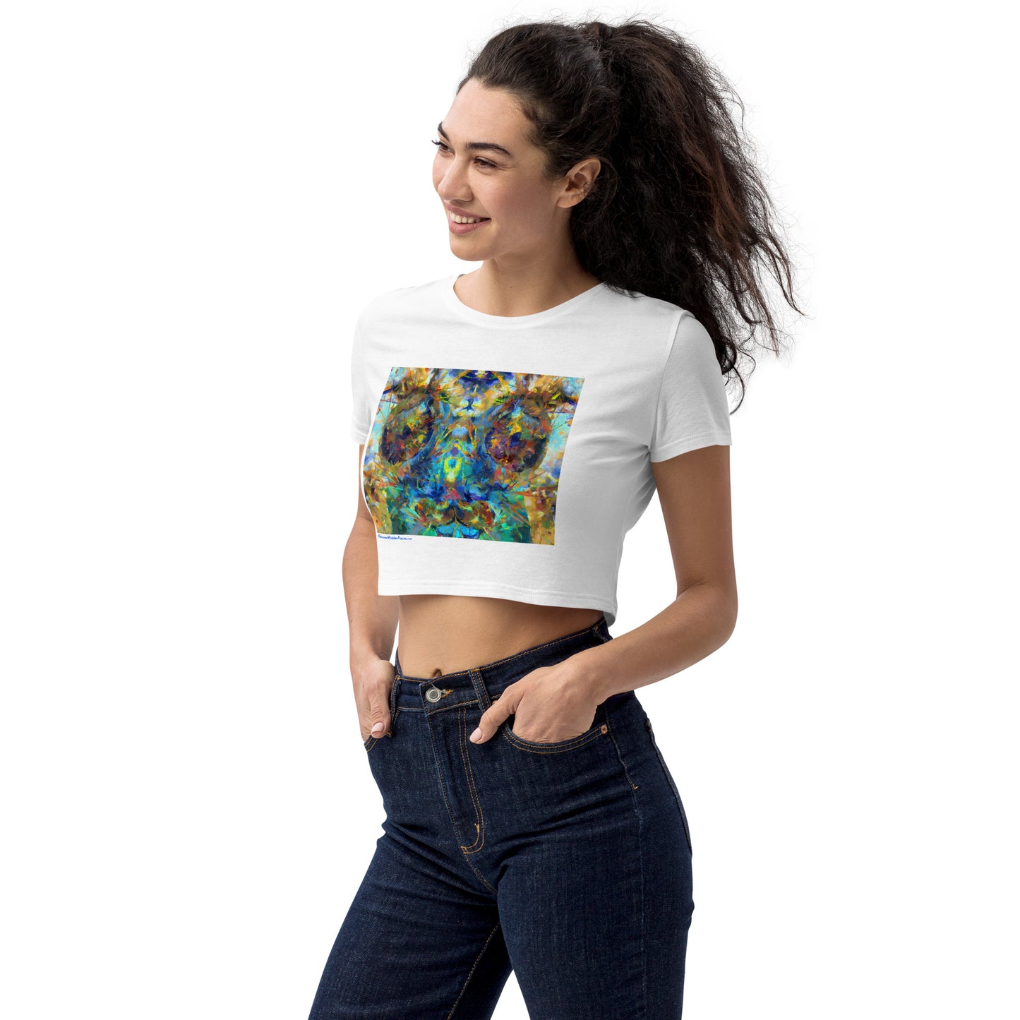 Cactus 2154 Neo Raphaelites | Organic Crop Top