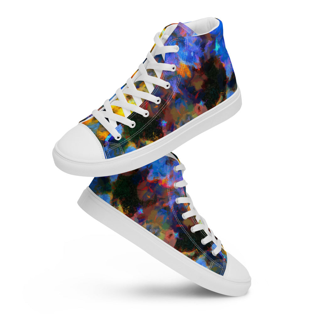 Women’s high top canvas shoes - Prawn Raphaelites