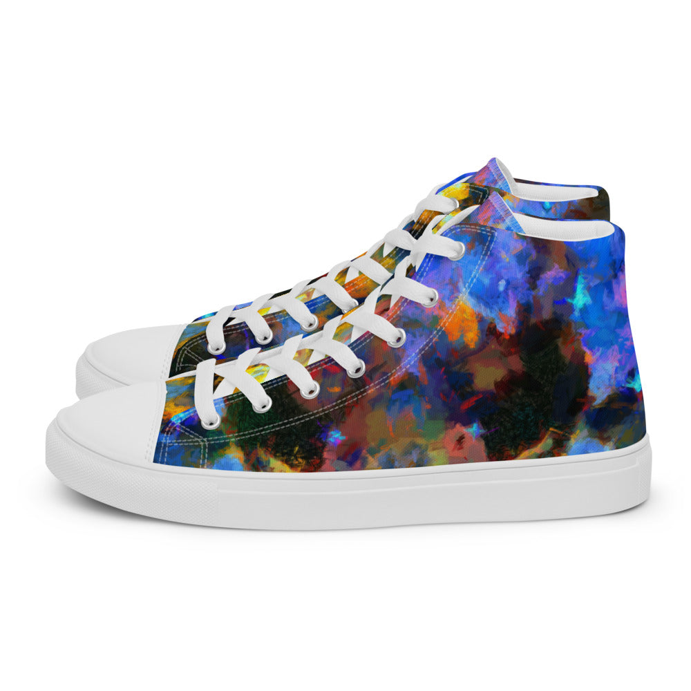 Women’s high top canvas shoes - Prawn Raphaelites