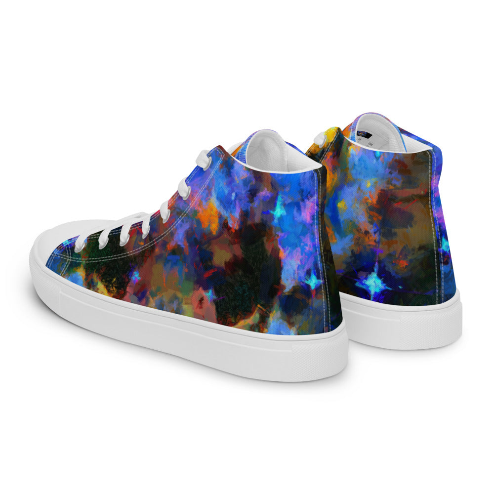 Women’s high top canvas shoes - Prawn Raphaelites