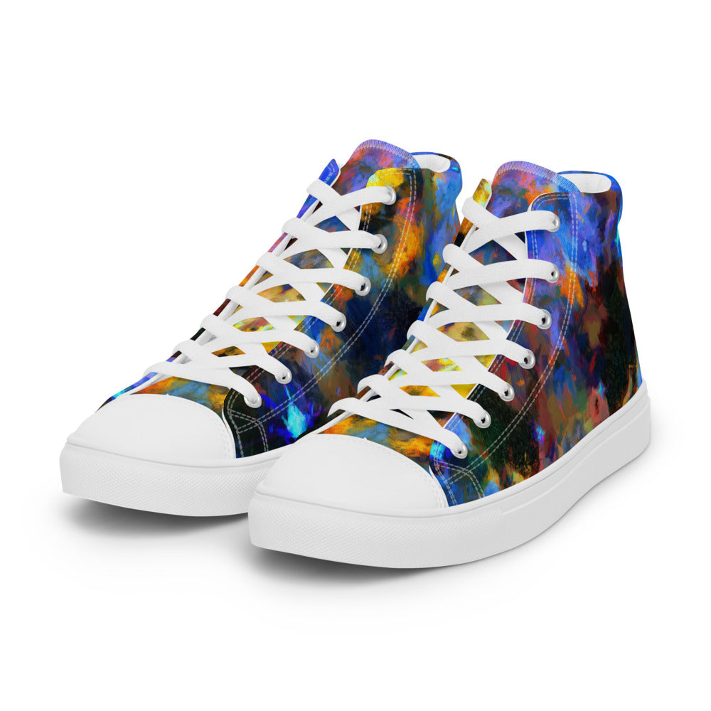 Women’s high top canvas shoes - Prawn Raphaelites