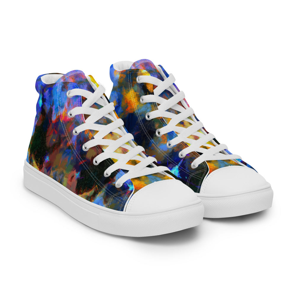 Women’s high top canvas shoes - Prawn Raphaelites